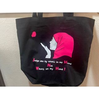 Muslim Women's Canvas Tote Bag