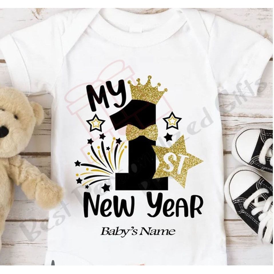 Baby 1st New Year jumpsuit