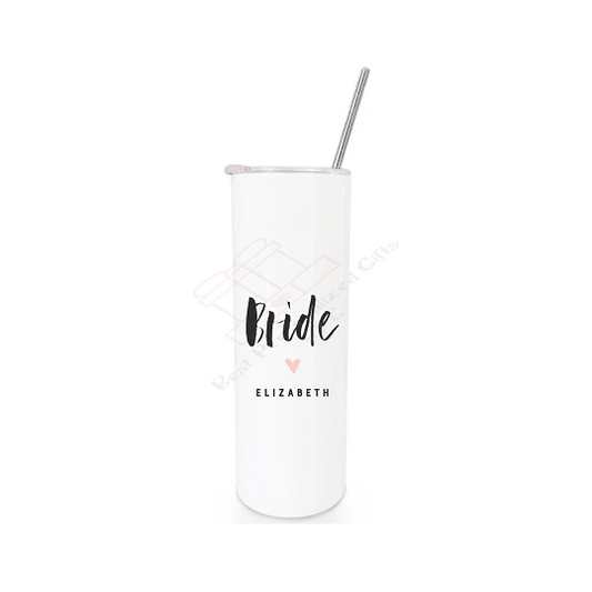 Wedding dual lids 20oz stainless steel tumbler