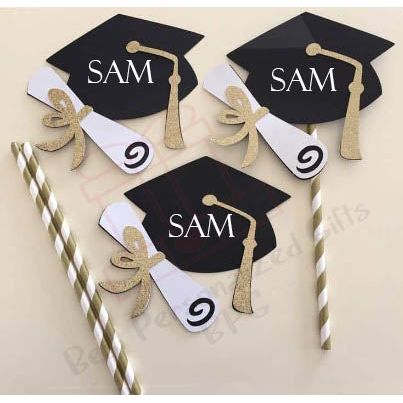 Graduation Cake Topper(12 count)