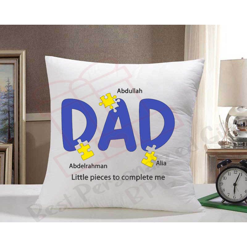 Dad Puzzle Pillow