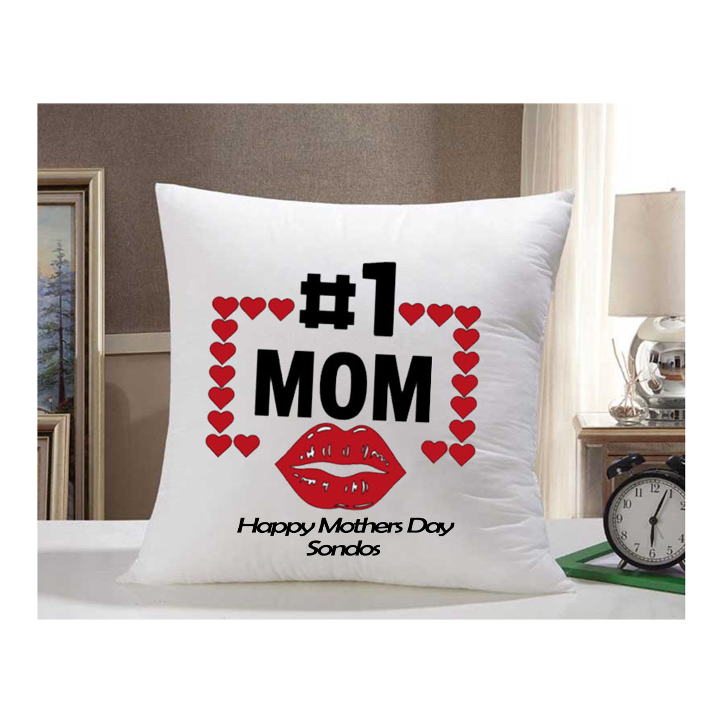 #1 MOM Pillow