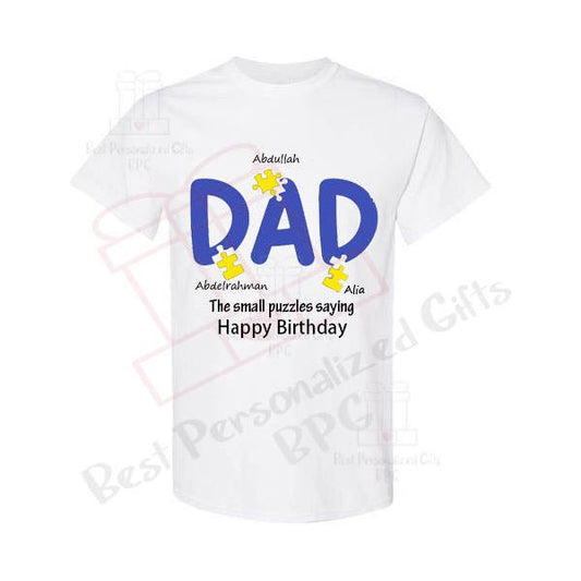 Dad's Birthday puzzle T-shirt